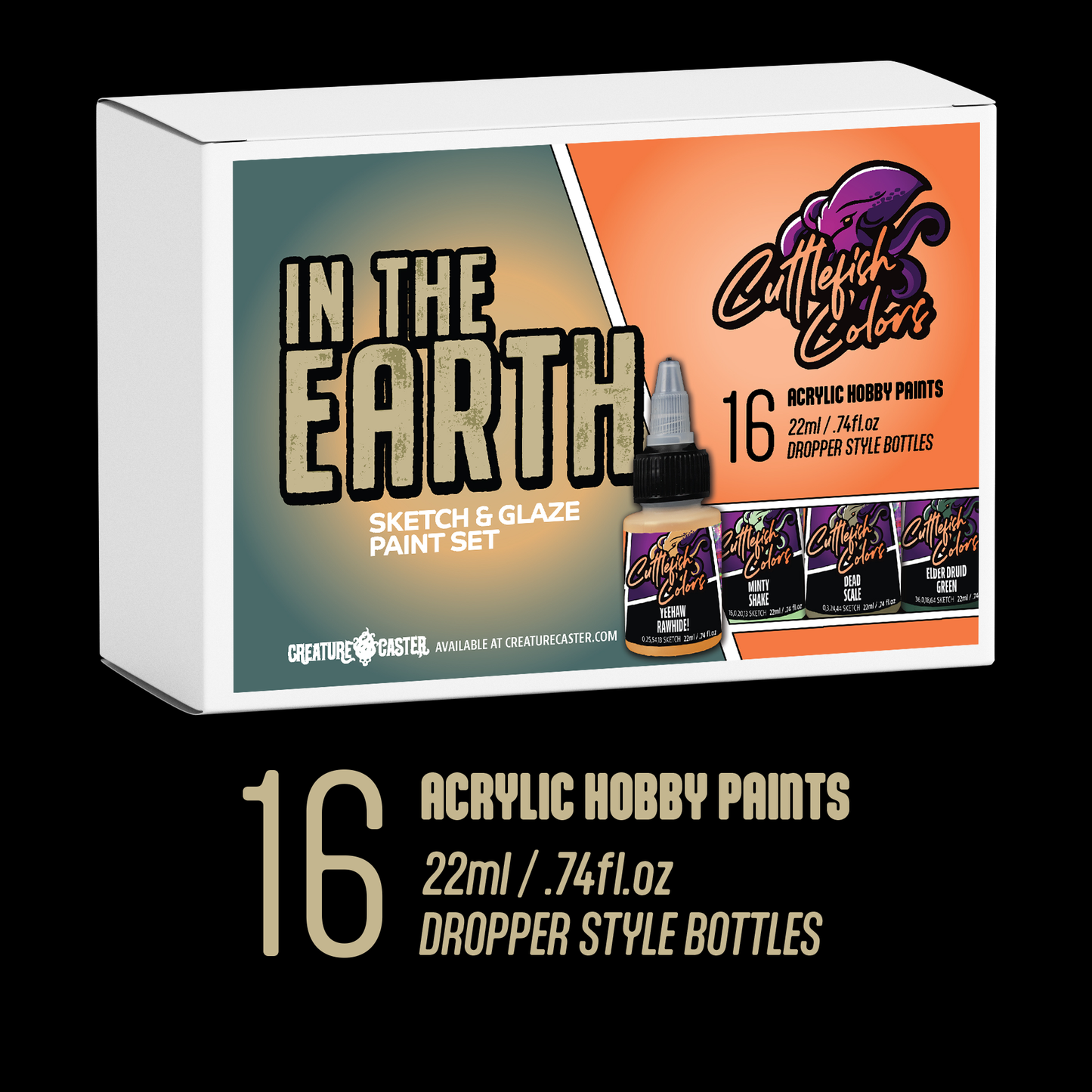 In The Earth Set of 16 Paints